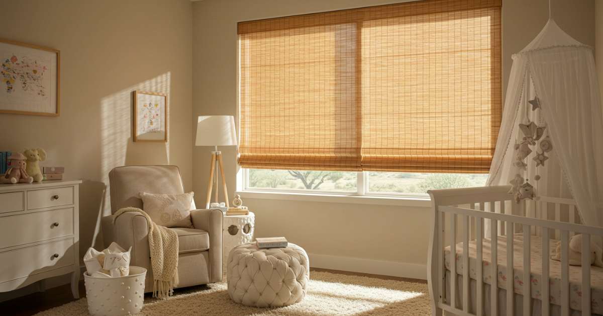 In sun-soaked regions like Arizona and Southern California, managing heat and light becomes even more important. That’s why smart, child-safe window treatments for nurseries are both a practical and aesthetic investment.