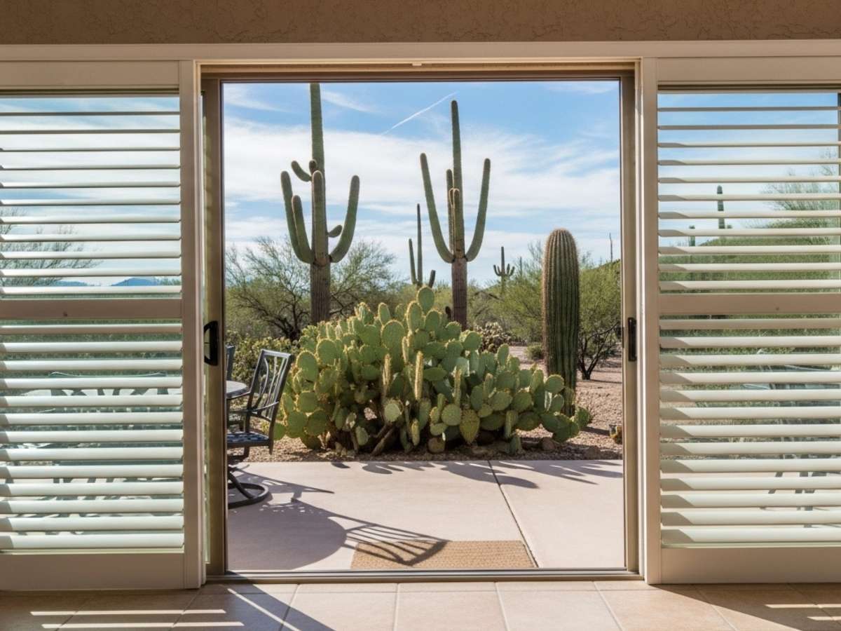 Sliding plantation shutters are built for smooth, intuitive movement. Instead of swinging into your interior, each louvered panel slides along a durable track system—making them ideal for active, indoor–outdoor lifestyles.