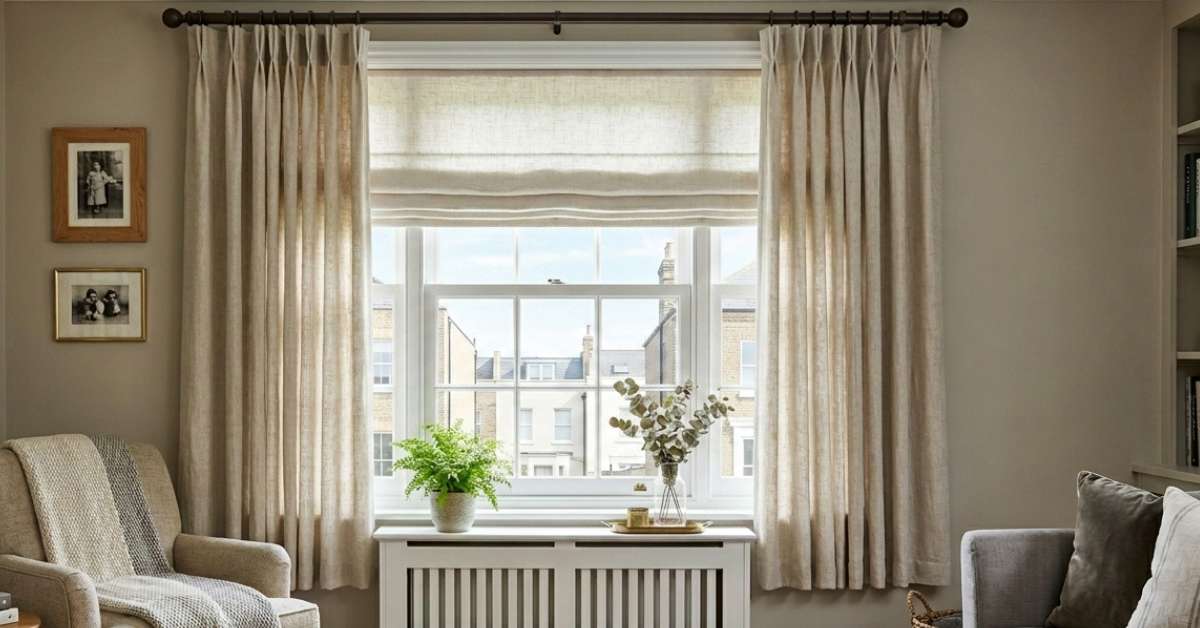 Do Roman Shades and Curtains Go Together?