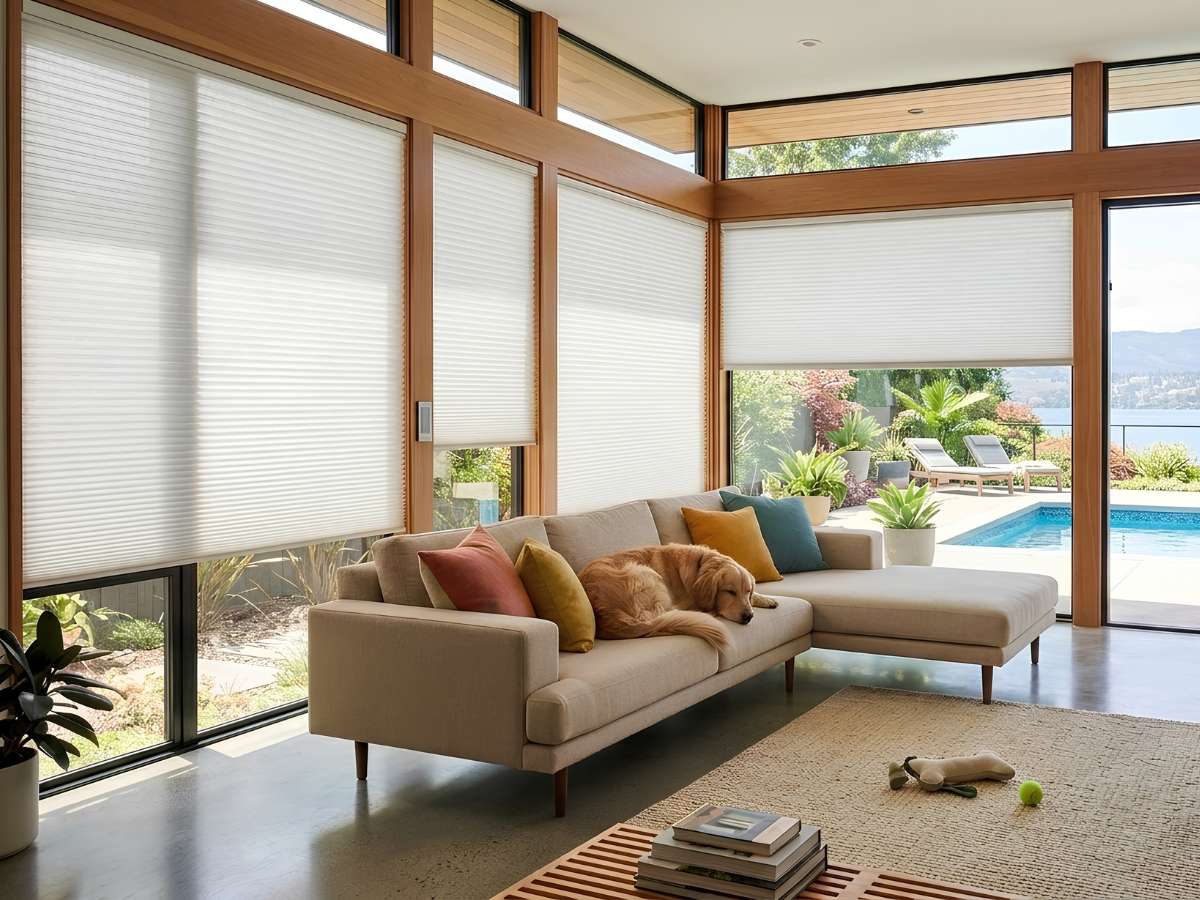 Summer Winow Treatment-Cellular Shades-ModernHome